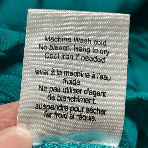 Aritzia Talula Teal Sea Blue Tiered Tank Mini Dress L - Picture 7 of 9